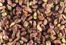 Pistache verte décortiqué avec peau